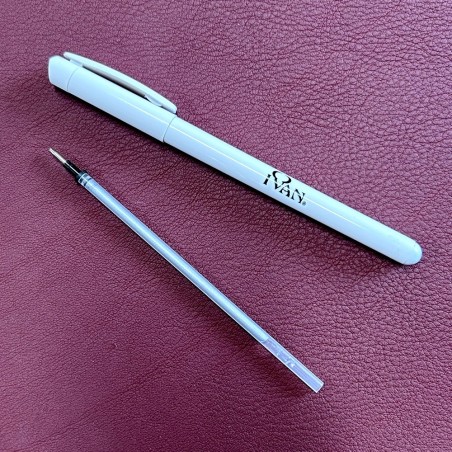 Stylo de marquage argent pour cuir – IVAN - Cuir en Stock