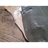 Lot de 2 peaux de cuir de lézard - E - Beige/Kaki