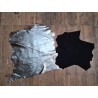 Lot de 2 peaux uniques - Cuir de chèvre et d'agneau - H