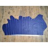 Grand morceau de cuir de veau lisse - Bleu -A- Cuirenstock