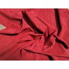 Peau de veau velours grain façon crocodile - rouge - maroquinerie - Cuir en Stock