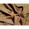 Peau de veau velours grain façon crocodile - caramel - maroquinerie - Cuir en Stock