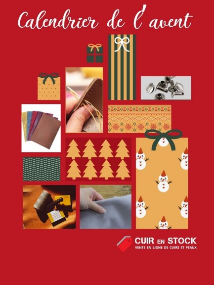Calendrier de l’Avent Cuir en Stock – 24 surprises pour les amoureux du cuir ! Cuir en Stock