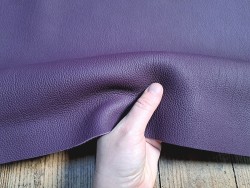 peau entière - taurillon - prune mat - cuirenstock