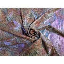 peau de veau - serpent - paillette rose - maroquinerie - Cuir en Stock