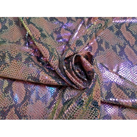 peau de veau - serpent - holographique - maroquinerie - Cuir en Stock