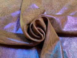 peau de veau - serpent - paillettes roses - maroquinerie - Cuir en Stock