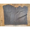 veau velours - lézard marron - métallisé - maroquinerie - Cuir en stock