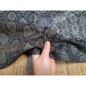 veau velours - lézard marron - métallisé - maroquinerie - Cuirenstock