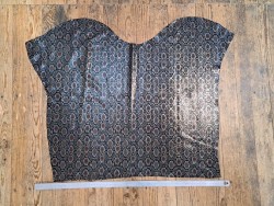 veau velours - lézard noir - doré - maroquinerie - Cuir en stock