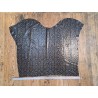 veau velours - lézard noir - doré - maroquinerie - Cuir en stock