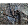 veau velours - lézard noir - doré - maroquinerie - Cuir en Stock