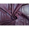 veau velours - lézard - prune - maroquinerie - Cuir en Stock