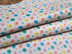 chèvre nuages colorés - blanc - cuirenstock