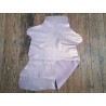chèvre pailletée - rose - Cuir en stock