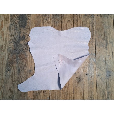 Chèvre effet pailletée - Rose pastel - cuirenstock