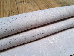 Chèvre effet pailletée - Rose pastel - cuirenstock
