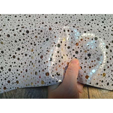 Chèvre velours - galaxie - Rose pastel - Cuirenstock