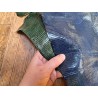 Lot de 2 peaux de cuir de lézard - D - Vert/Marine