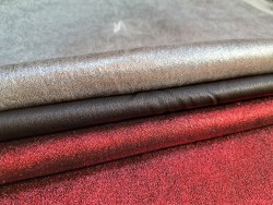 Lot de 3 peaux de cuir stretch - Cuir en Stock