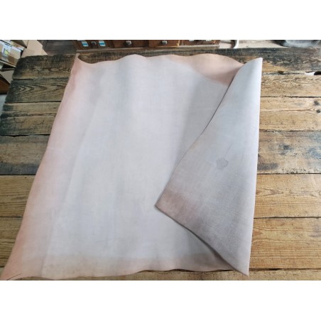 Collet de vache tannage végétal nubuck - Beige