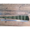 Morceau de double croupon de vache velours vert kaki - Cuir en Stock