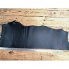 Bande de collet tannage végétal lisse - Noir mat - Cuir en Stock