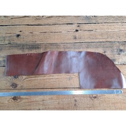 Bande de collet tannage végétal - Châtaigne - Cuir en Stock