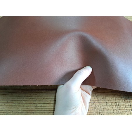 Demi collet de vache tannage végétal lisse - Brun - Cuirenstock