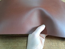 Demi collet de vache tannage végétal lisse - Brun - Cuirenstock