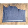 Demi-peau de cuir de vache grainée - Cobalt foncé - B - Cuir en stock