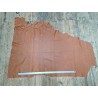 Demi peau cuir vache grainée - brun automnal - maroquinerie - cuir en stock