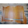 collet de vache grainée - fauve - maroquinerie - cuir en stock