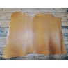 collet de vache grainée - fauve - maroquinerie - cuir en stock