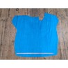 Peau de veau velours bleu - Cuir en stock