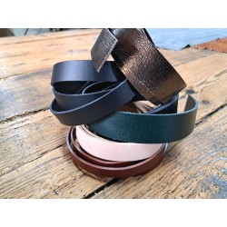 Lot de 5 bandes de cuir classique ou à effet - 2ème choix