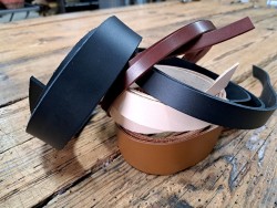 Lot de 5 bandes de cuir classique ou à effet - 2ème choix