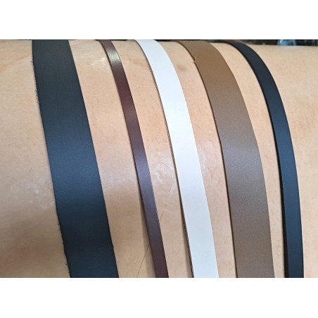 Lot de 5 bandes de cuir classique ou à effet - 2ème choix
