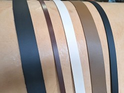 Lot de 5 bandes de cuir classique ou à effet - 2ème choix