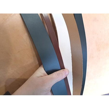 Lot de 5 bandes de cuir classique ou à effet - 2ème choix
