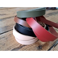 Lot de 5 bandes de cuir classique ou à effet - 2ème choix