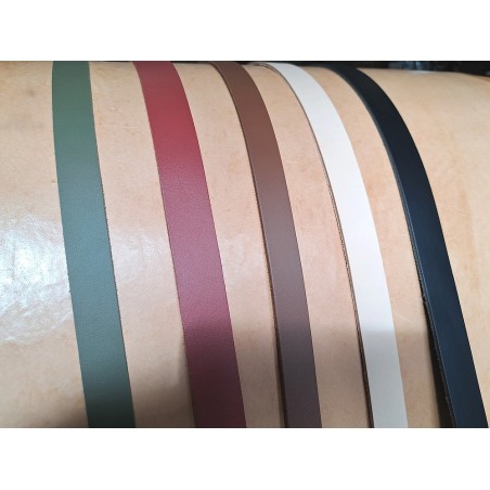 Lot de 5 bandes de cuir classique ou à effet - 2ème choix