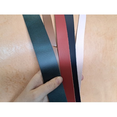 Lot de 5 bandes de cuir classique ou à effet - 2ème choix