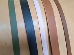 Lot de 5 bandes de cuir classique ou à effet - 2ème choix