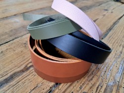 Lot de 5 bandes de cuir classique ou à effet - 2ème choix
