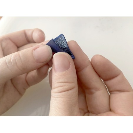 Kit Marque-Page Poisson en Cuir – DIY Facile, Création Sans Découpe, Fabriqué en France - Cuir en Stock