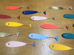 Kit Marque-Page Poisson en Cuir – DIY Facile, Création Sans Découpe, Fabriqué en France - Cuir en Stock