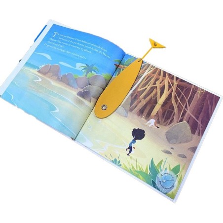 Kit Marque-Page Poisson en Cuir – DIY Facile, Création Sans Découpe, Fabriqué en France - Cuir en Stock