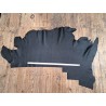 Demi-peau de cuir de taurillon  - Noir - Cuir en Stock