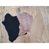 Lot de 3 peaux de cuir stretch - Cuir en Stock